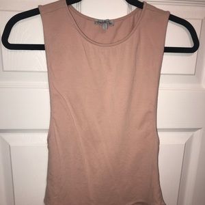 Light pink tank top onesie